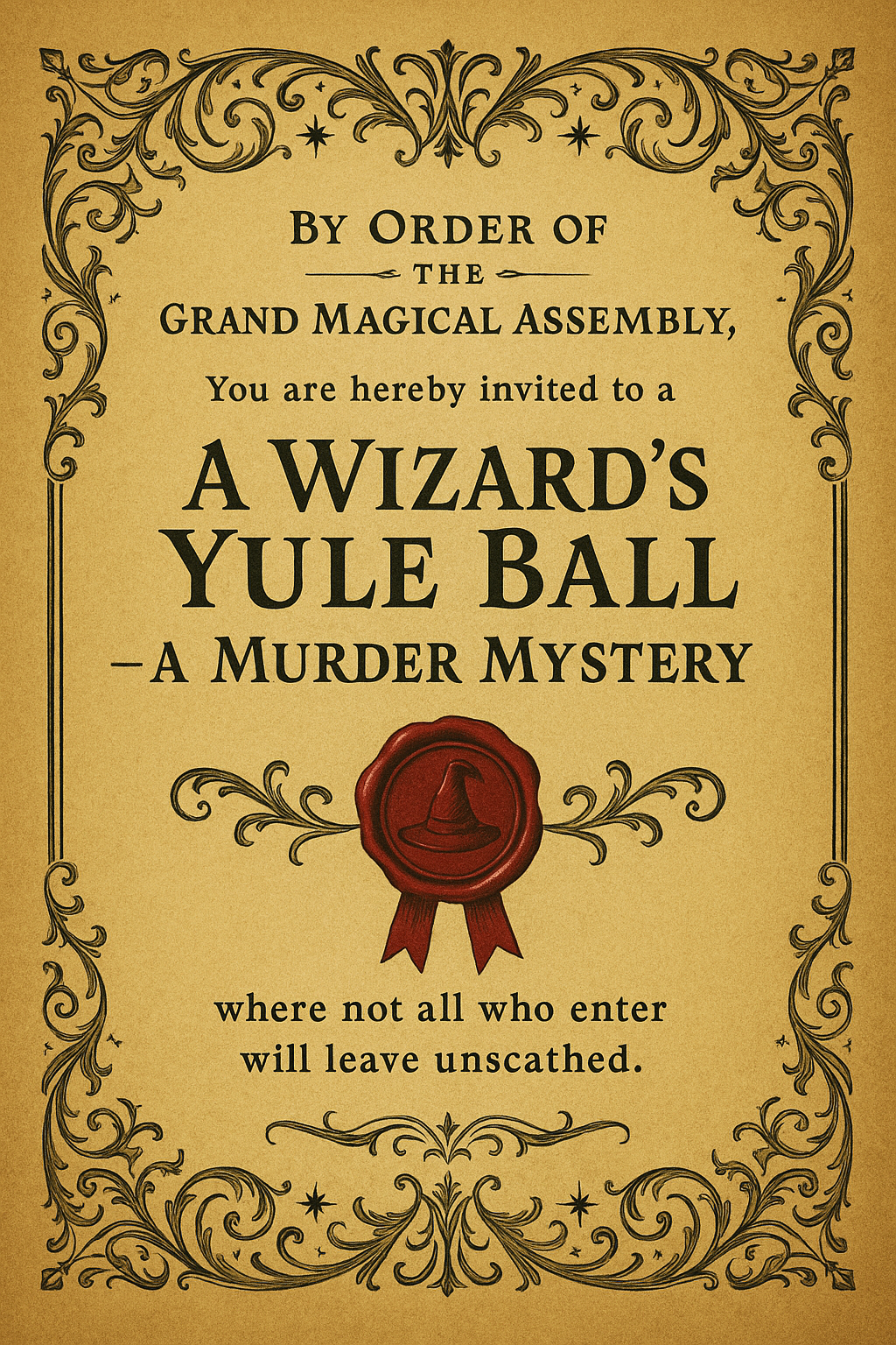 Murder Mystery Adventure: A Wizard's Yule Ball {November 22nd}
