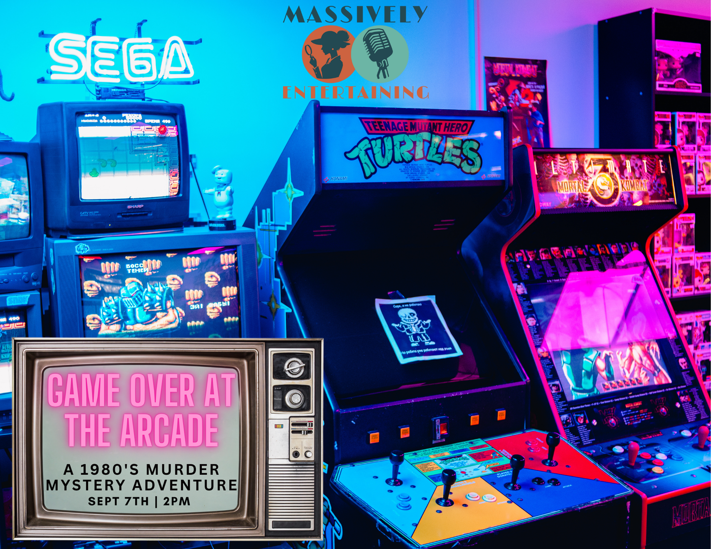 Game Over at the Arcade - Murder Mystery {September 7th)